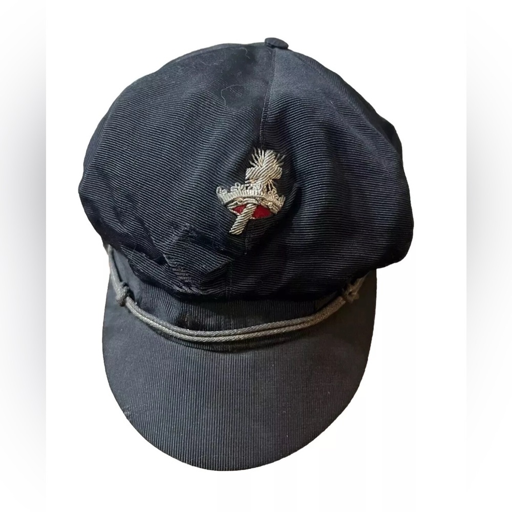 Antique Fatigue Cap Texas Knights Templar  The MC Lilley Co OHIO Sz 7 1/8 Masons